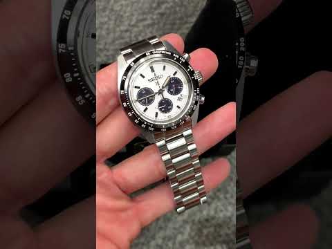 Seiko Prospex Solar Speedtimer Chronograph White #Ssc813p1 "Panda"
