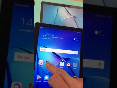 Try to put an app in de map. Fail huawei mediapad T3