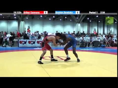 Men 55 KG / 121.25 lbs - Arthur Carmona vs. Ibrahim Bunduka
