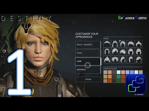 DESTINY PS4 Walkthrough - Gameplay Part 1 - Level 1 Story - HUNTER