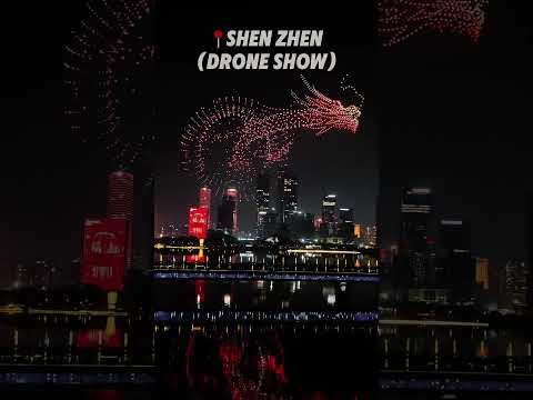 Shenzhen's Epic Drone Show Lights Up the Sky! 🇨🇳✨ | Futuristic China#ShenzhenDroneShow