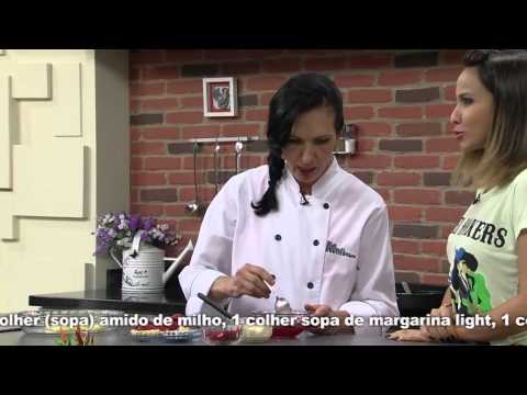 Receitas Bom Sabor 26/02/2014 - Torta light de morango - Rosimeire Brogliatto