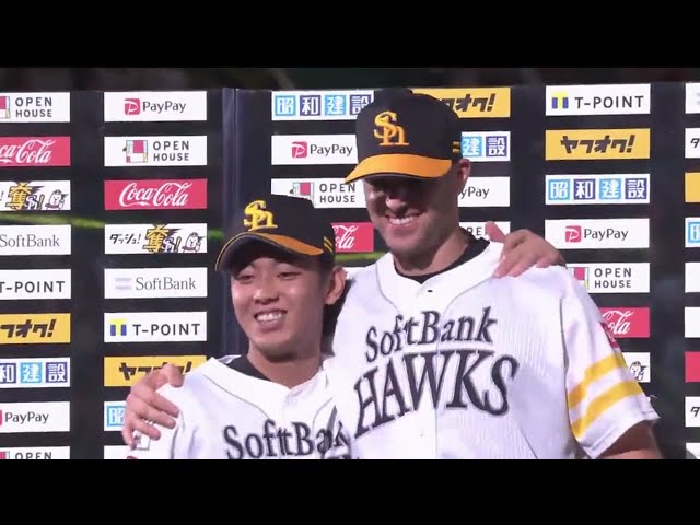ホークス・今宮選手・バンデンハーク投手ヒーローインタビュー 2019/9/20 H-F