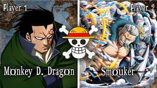 One Piece Mugen V14 Mugen - Monkey D. Dragon VS Smoker - Gameplay