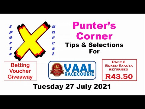 Punter's Corner - Free Tips and Selections - Vaal Racecourse Tuesday 27 July 2021