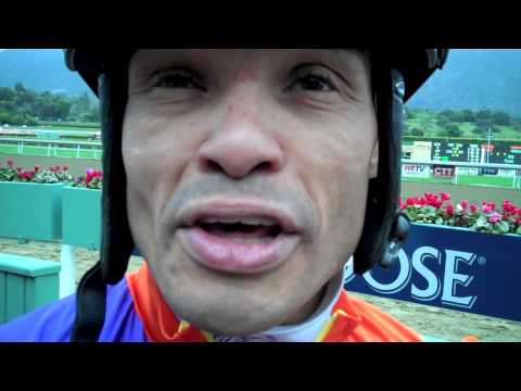 Martin Pedroza after Worth Repeating wins the Tokyo City Cup (Gr. III)