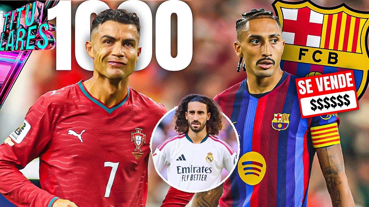 CR7 no parará hasta los mil goles | “Quiso vender a Raphinha” | El dato que sorprendió a Cucurella