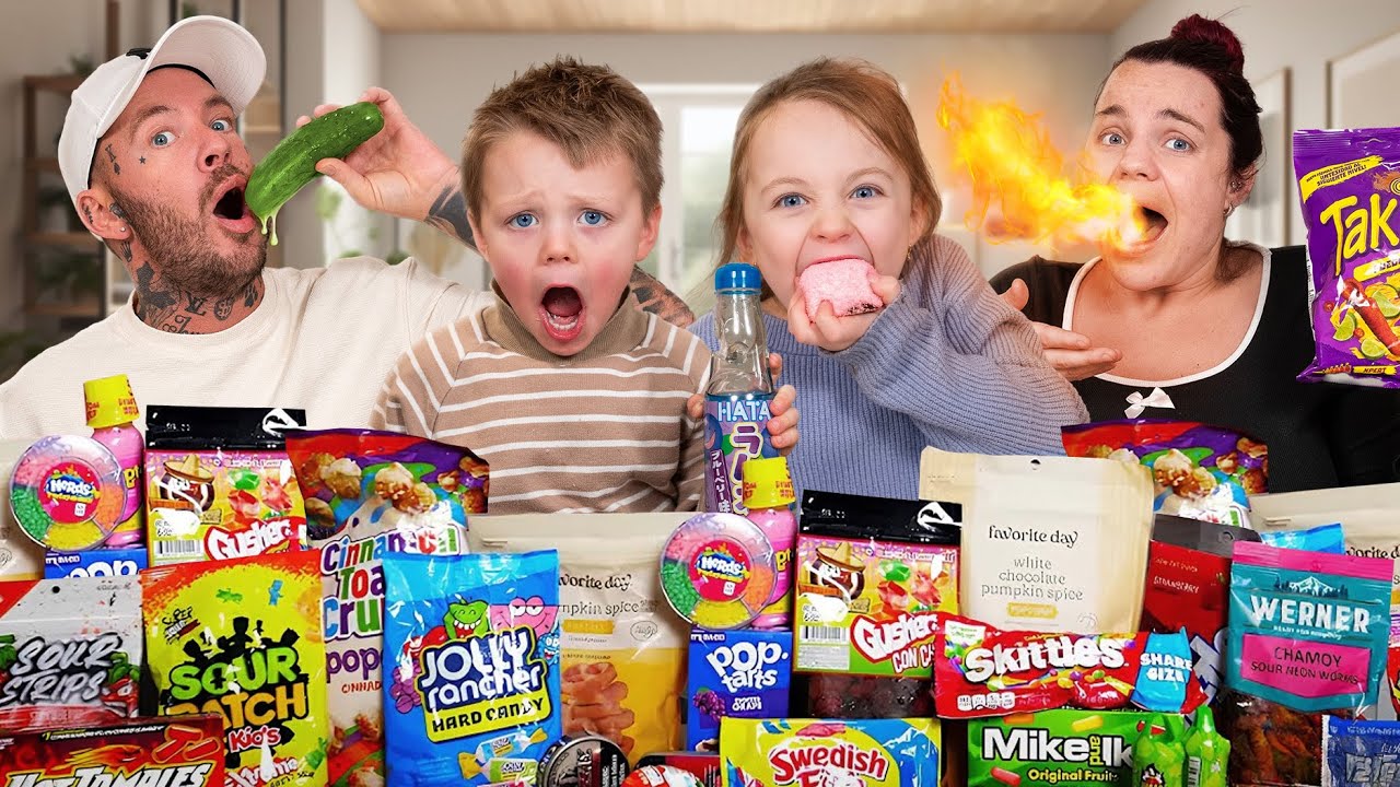 TESTAR USA GODIS MED BARNEN