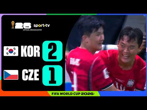 Resumo: Coreia do Sul 2-1 República Checa - Mundial 2026 | sport tv