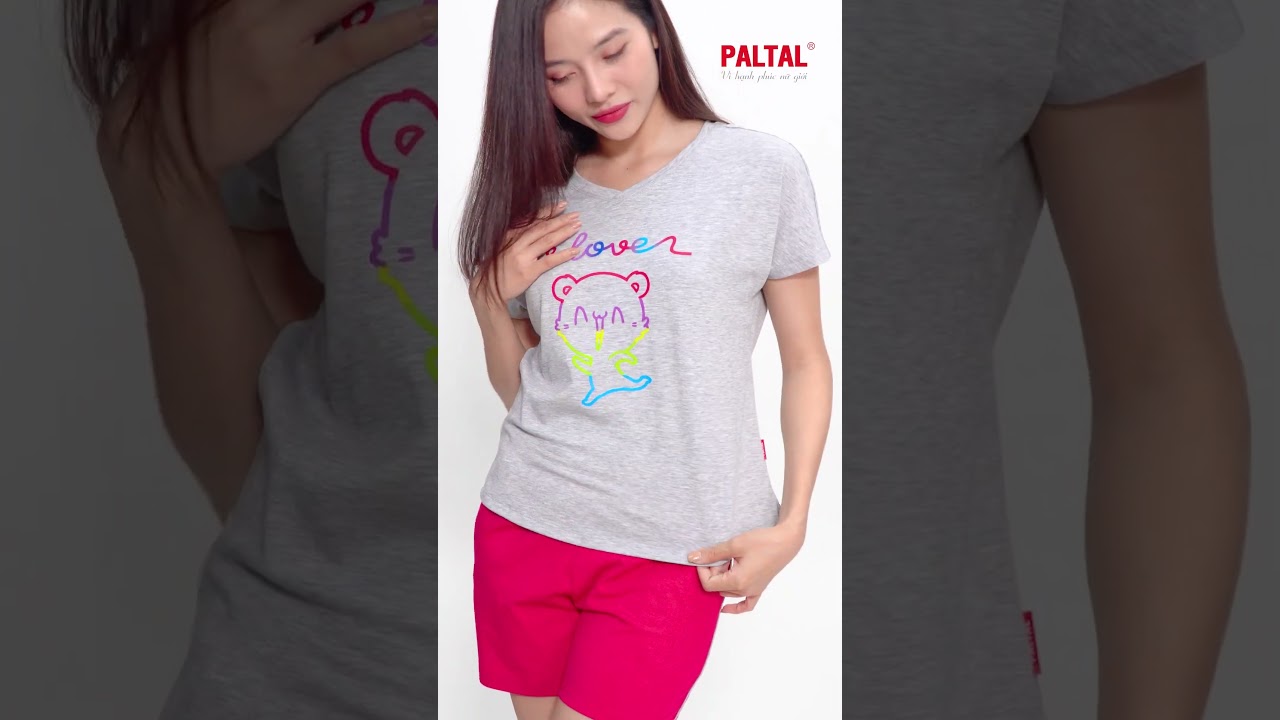 Set đồ bộ nữ kiểu quần đùi tay ngắn chất cotton siêu mát 195p 5180