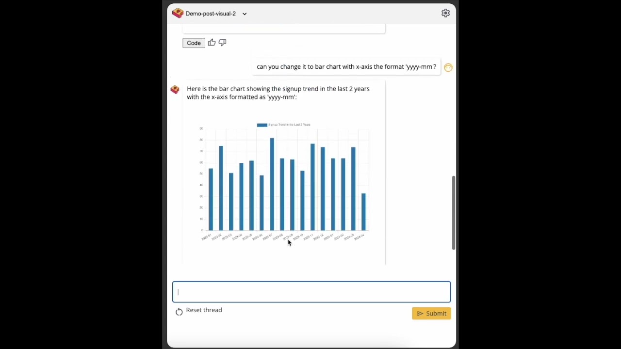 What's new @Qquest-io - Custom Data Visuals with Just 1 Sentence!