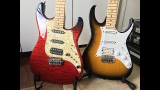 Video thumbnail for James Tyler Studio Elite vs Ibanez AT100 Andy Timmons Signature Shootout - Crunch Sound by jem555bkk
