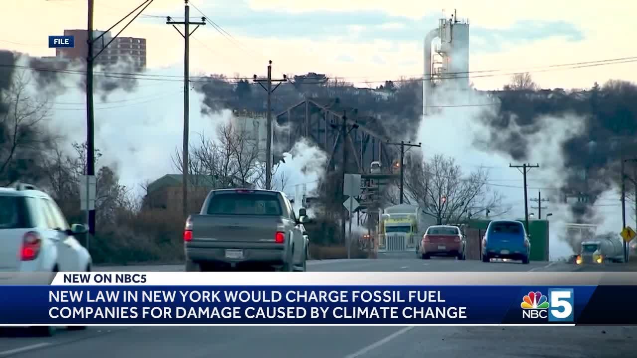 New York could charge fossil fuel companies for climate change damage under new law