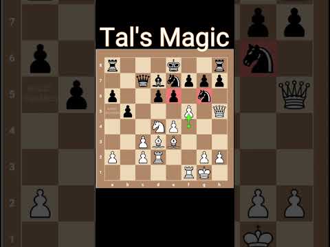 Mikhail Tal's Amazing Queen Sacrifice to Checkmate