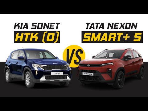 Kia Sonet HTK (O) vs Tata Nexon Smart+ S | Which Car Is More Value For Money Under Rs 10 Lakh?