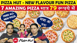 TRIED ALL -  Pizza Hut Flavour Fun Pizza HONEST Review ! Pizza Hut India Review ! Indian Food Vlogs