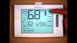 Braeburn Touchscreen Thermostat - Changing The Batteries