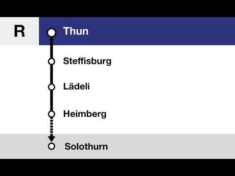 BLS Ansagen » Regio Thun — Solothurn (2021) | RAILVOX | SLBahnen