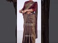 Easy Hip Pleats How To Wear A Saree Perfectly Easy Saree Draping Saree Shorts