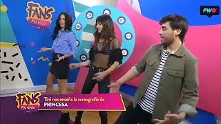 Tini ensaña coreo de &quot;princesa&quot;