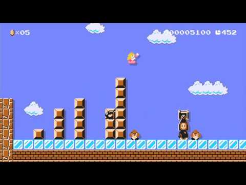 Super Mario Maker - Super Mario Bros 2 (USA) Level 4-1