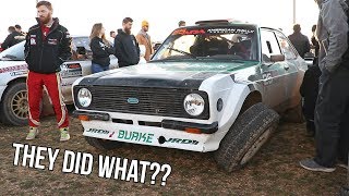 VIDEO: Driving 22 miles with a ratchet-strapped wheel! 100AW Rally (pt. 2)