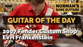 Video thumbnail for Guitar of the Day: 2007 Fender Custom Shop Eddie Van Halen Frankenstein | Norman's Rare Guitars by Normans Rare Guitars