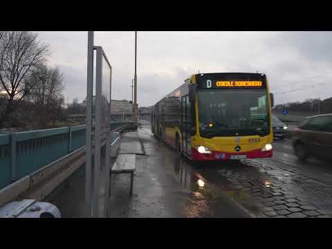 Polônia, Wrocław, passeio de ônibus D de Urząd Wojewódzkito Most Grunwaldzki