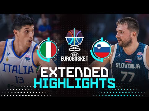 Italy 🇮🇹 vs Slovenia 🇸🇮 | Extended Highlights | FIBA EuroBasket 2025