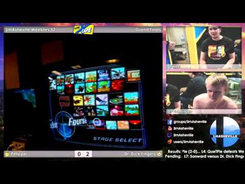 SW52 Grand Finals - Pelipper (Peach) vs Dr. Dick Fingers (Sheik)