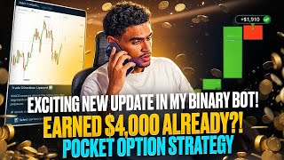 EXCITING NEW UPDATE IN MY BINARY OPTIONS ROBOT! EARNED $4,000 ALREADY?! | BINARY OPTIONS STRATEGY