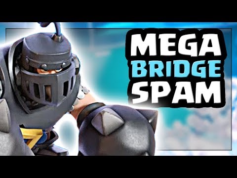 The BEST MEGA KNIGHT DECK In Clash Royale | Clash Royale Bridge Spam Deck