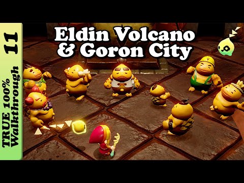 Entering Eldin Volcano & Goron City Full Walkthrough TRUE 100% Zelda Echoes of Wisdom | EoW