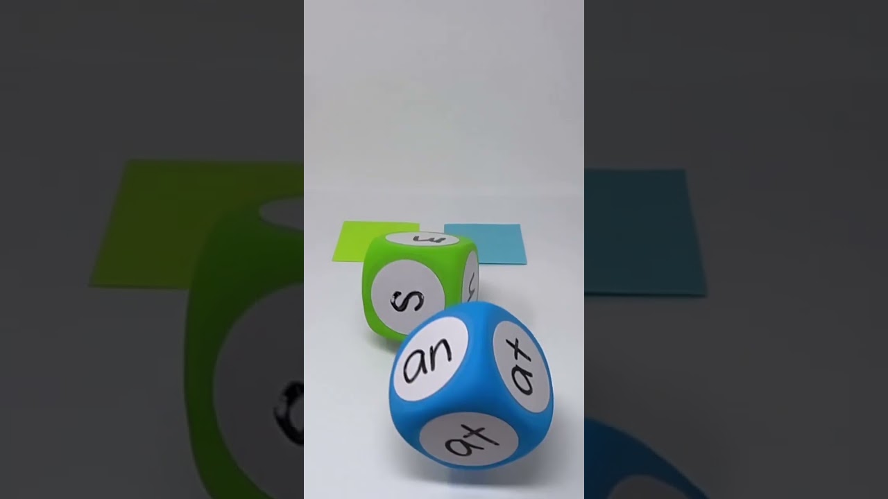 Let’s roll words!🥳 You’ll just need two foam dice from the dollar store.