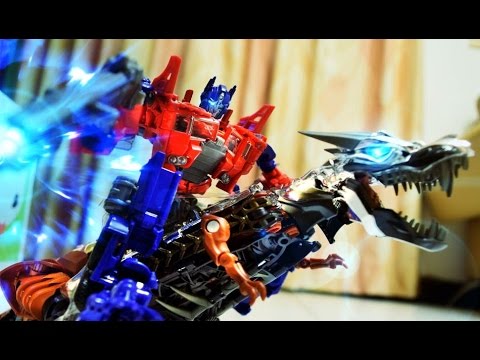 Transformers Stop Motion : Prime VS Megatron 柯博文VS密卡登
