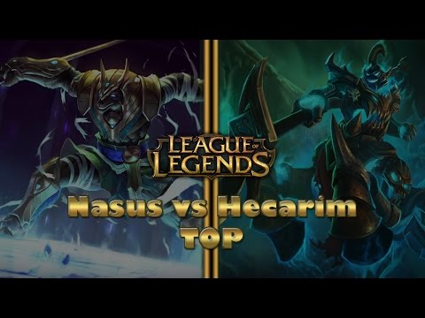 League of Legends - Nasus vs Hecarim (TOP) [CZ]