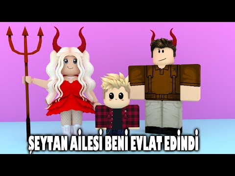 Şeytan Ailesi Beni Evlat Edindi | Roblox Brookhaven