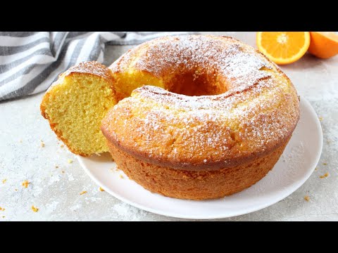 CIAMBELLA ALL'ARANCIA SOFFICE COME UNA NUVOLA - Ricetta facile e velocissima