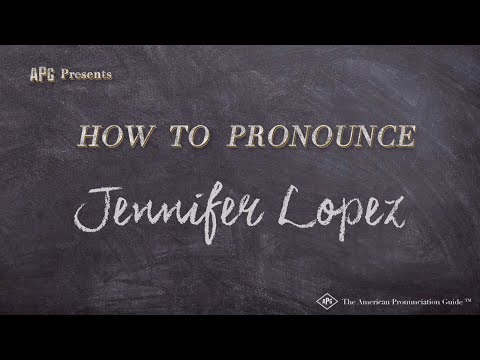 How to Pronounce Jennifer Lopez (Real Life Examples!)