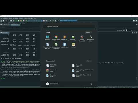 Foot Ball Match Prediction Classifier in Python Projects