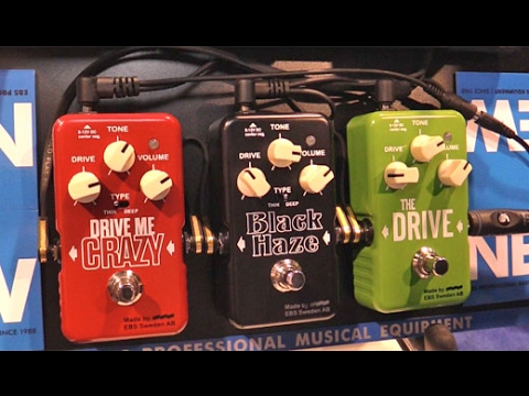 NAMM '17 - EBS The Drive, Black Haze, and Drive Me Crazy Demos