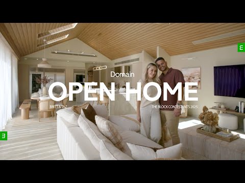 The Block 2025 WINNERS' Open Home: Britt and Taz (House 3) | Domain