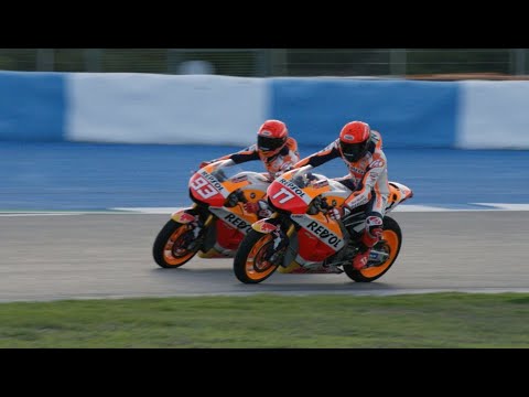 Joaquín debuta como piloto de MotoGP con Marc Márquez en el circuito de Jerez - Joaquín, El Novato