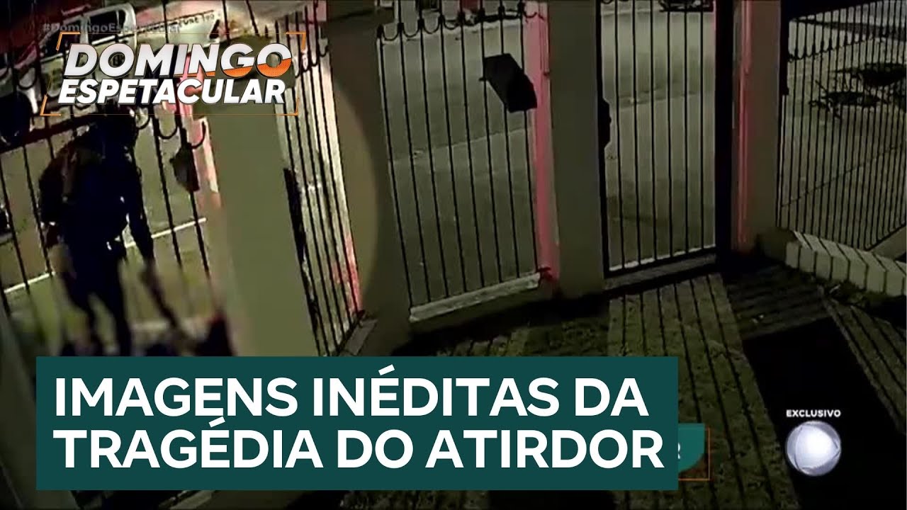 Domingo Espetacular exibe imagens inéditas da tragédia do atirador de Novo Hamburgo (RS)