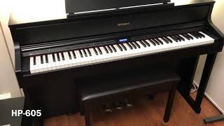 Video thumbnail for Quick overview of Roland digital piano models DP 603 HP 603 HP 605 by Capital Music Center