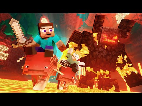LAVA TITAN - Alex and Steve Life (Minecraft Animation)