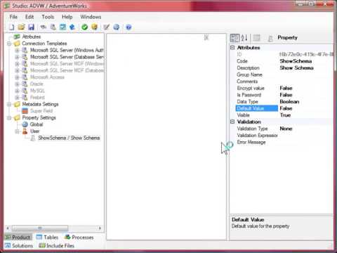 Studio – User Properties