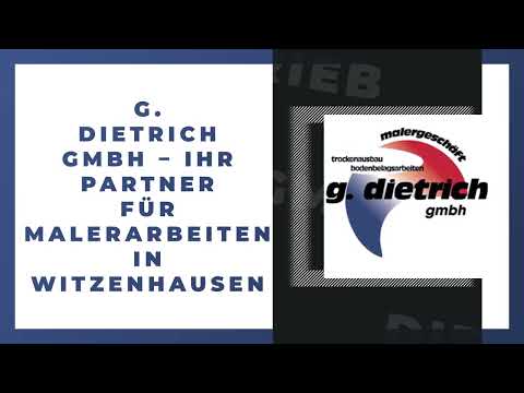 Dietrich G. GmbH Malerbetrieb YouTube-Vdeominiatur 5