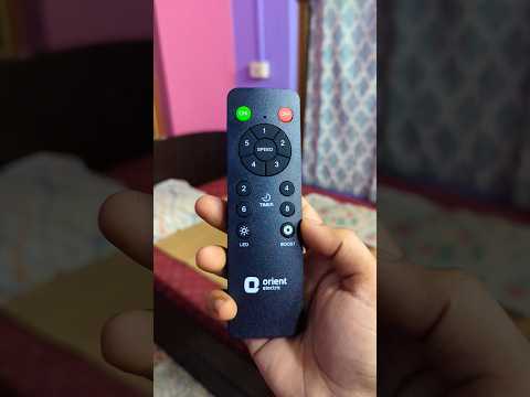 Orient remote celling fan LED light off on 🔥 #orient #remote #fans #led #trending #shortsfeed