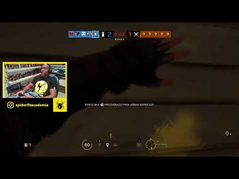 ANDERSON SILVA JOGANDO RAINBOW SIX SIEGE - REI DO UFC E REI NO RAINBOW SIX SIEGE